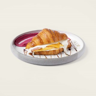 Egg with Turkey Croissant
